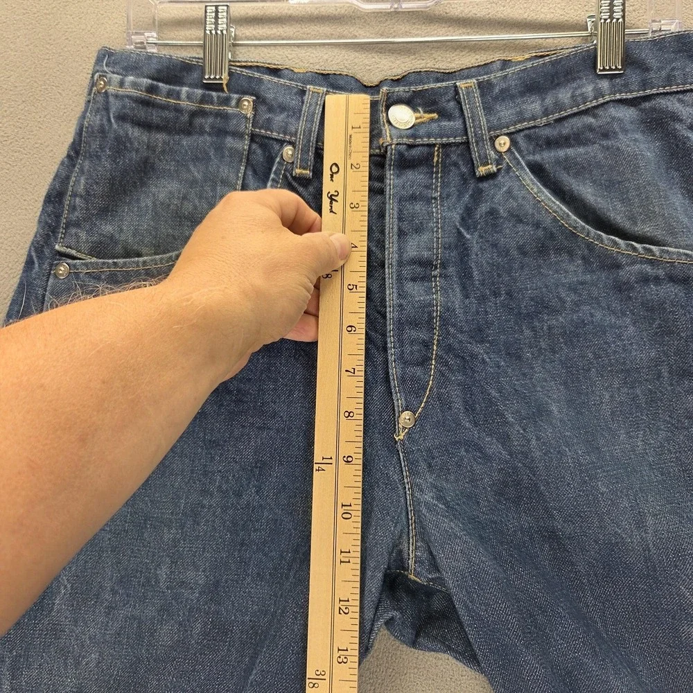 VTG Levis Engineered Jeans Mens Blue Twisted Medium Wash Button Fly Fits 30x30